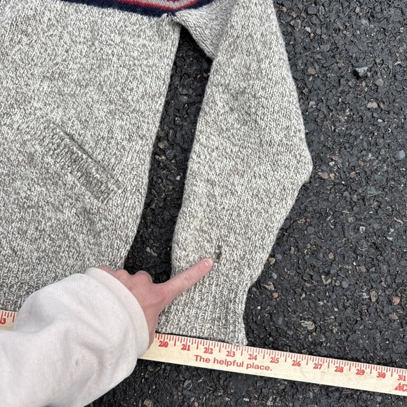 Vintage Pendleton Lobo Sweater Virgin Wool Full Zip Men's Size L - Picture 7 of 10